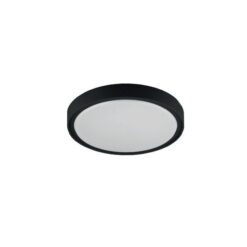 QIJO Loftljós Q260mm 15W 3K svart IP65