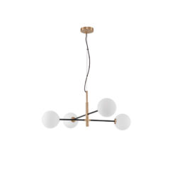 VITRA hangandi G9 4x5W gyllt/svart/opal