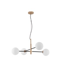 Vitra hangandi G9 4x5W gyllt/svart/opal