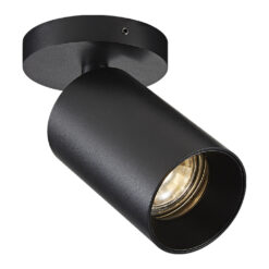 CORAL MINI R1 kastari á hring, 7,5W GU10 svartur