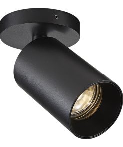 CORAL MINI R1 kastari á hring, 7,5W GU10 svartur