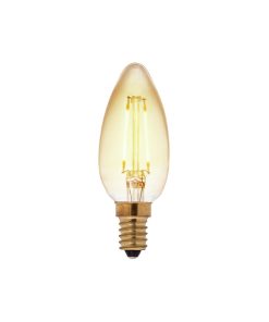 Led kerti E14 4,5W 360lm 22K Amber dimmanleg