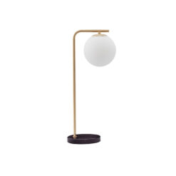 ALVAREZ borðlampi h51cm E14 12W gylltur/marmari
