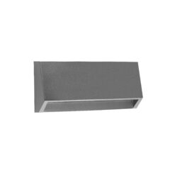 KITO Led útiljós á vegg, 3W 160mm, grátt IP65