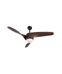 BREEZE loftvifta m/ljósi Q132 40W Led 18W 3K Brún