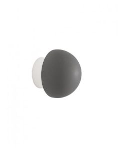 NETUNE Led veggljós Q110 6W 160lm 3K grátt IP20