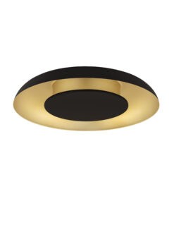 EPOS Loftljós Q400 LED 24W 27K-4K Dimmanl. svart/gull