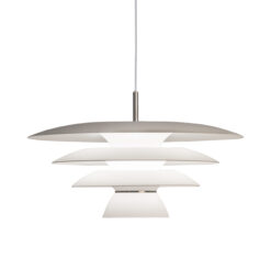 DaVinci hangandi ljós, Q500 75W E27 matt hvítt