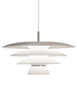 DaVinci hangandi ljós, Q500 75W E27 matt hvítt
