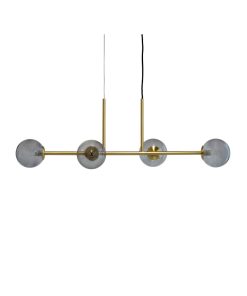 CLARK hangandi ljós LED 20W E27 4 kúplar brass