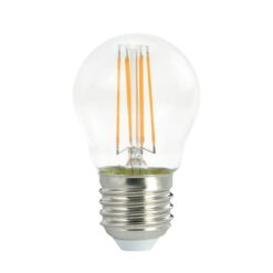 Led kúla P45 E27 5W 470lm 27K glær dimmanleg