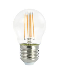 Led kúla P45 E27 5W 470lm 27K glær dimmanleg