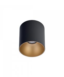POINT TONE GU10 10W svart/gull