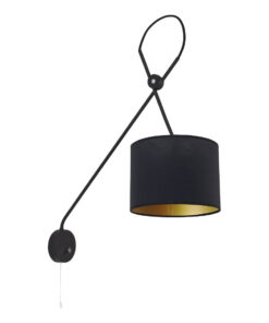 Veggljós VIPER BLACK I 40W E14 svart
