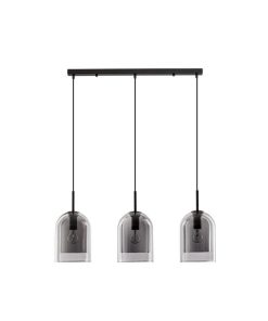 VELOR hangandi ljós LED 3x12W svart með tvöföldum