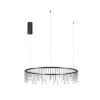 Pendant Light Black & Chrome LED 28.08W
