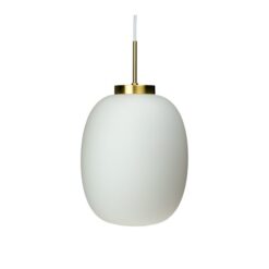 DL39 Opal hangandi 60W E27 messing