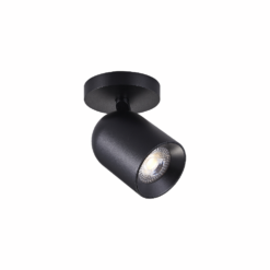 TOPAZ R1 kastari á hring 1x7,5W GU10 svartur