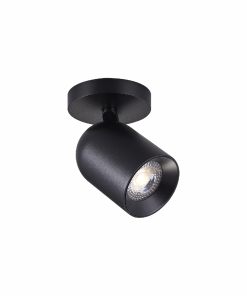 TOPAZ R1 kastari á hring 1x7,5W GU10 svartur