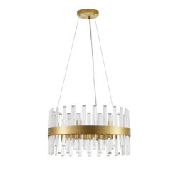 CROWN hangandi Q550 mattgyllt G9 7x5W
