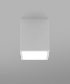 Útiljós Loftkubbur GU10 50W hvítt IP54
