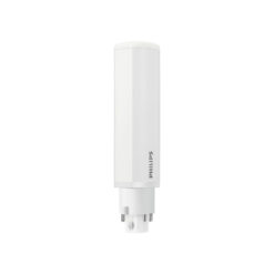LED PLC pera, 4P, 6,5W (18W) 3K