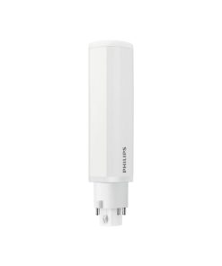 LED PLC pera, 4P, 6,5W (18W) 3K