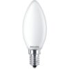 LED kerti E14, 6,5W (60W) 806lm 27K opal