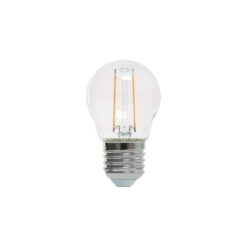 Led kúla P45 E27 1,4W 136lm 27K glær