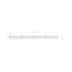 Ledborði 24V 15,3W RGB-W IP65 5mtr.