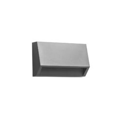 KITO Led útiljós á vegg, 1,5W 120lm 100mm, grátt IP65