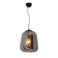 Leola hangandi gler reyklitað E27 40W