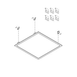 Loftfestingar f. 30x120, 60x120