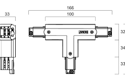 Alternative view of T-Tengi 3-línu svart