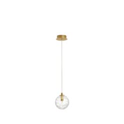 COEN hangandi Q120 G9 5W burstað/gyllt