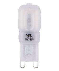 Led G9 2W 200lm 27K frosted dimmanleg