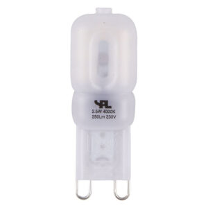 Led G9 2W 200lm 27K frosted dimmanleg