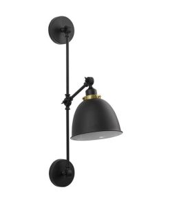Virgo veggljós E27 1x12W svart