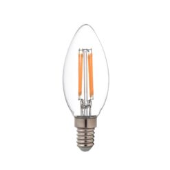 Led kerti E14 5W 470lm 27K glær dimmanleg