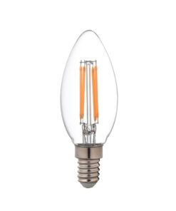 Led kerti E14 5W 470lm 27K glær dimmanleg