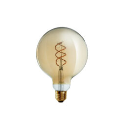 Led G125 4,9W 400lm 22K E27 Spiral dimmanleg