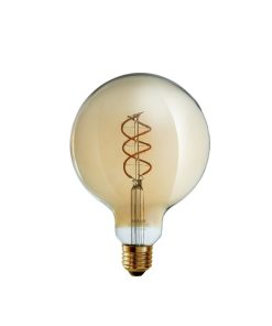 Led G125 4,9W 400lm 22K E27 Spiral dimmanleg