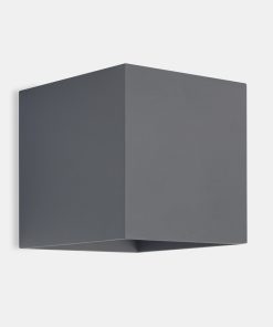 Veggljós kubbur G9 40W grár