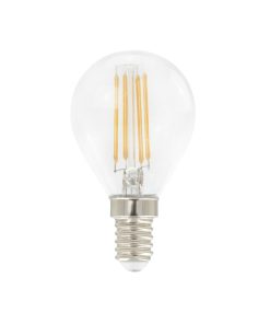 Led kúla P45 E14 470lm 22-27K 100-50-7% glær 3STEP