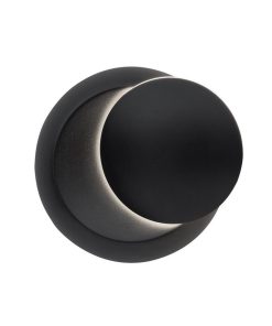 ODIN veggljós Q140 Led 5W 3K Svart