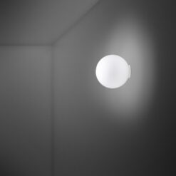 LUMI SFERA loft-/veggljós, 14 cm