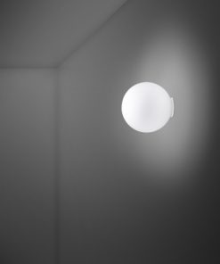LUMI SFERA loft-/veggljós, 14 cm