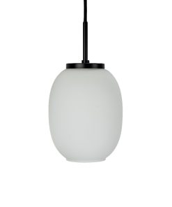 DL39 Opal lítið hangandi 60W E27 svart