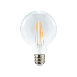 Led G95 4W 470lm 27K E27 glær dimmanleg