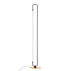 WETRO gólflampi Svartur/Gyllt H=150cm